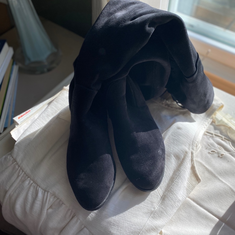 black sam EDELMAN boots over the knee  LIKE NEW